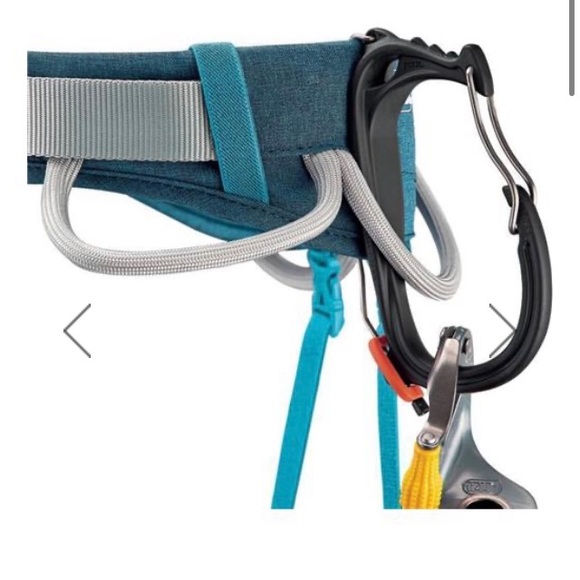 PETZL Corax LT Women’s climbing harness, Turquoise, size Large - Picture 4 of 8